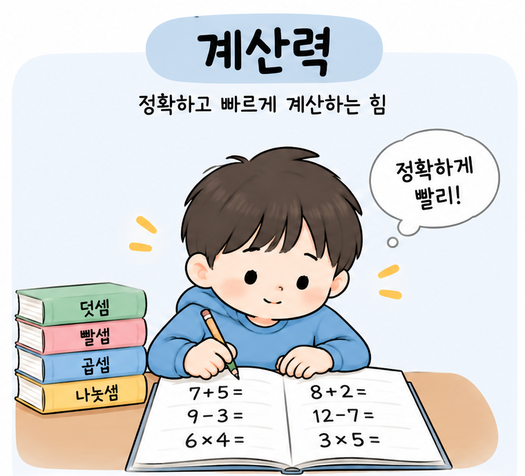 덧셈, 뺄셈, 곱셈, 나눗셈을 정확하게
