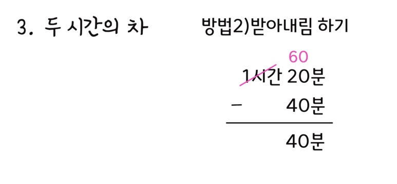 시간의 차 구하기 - 방법 2