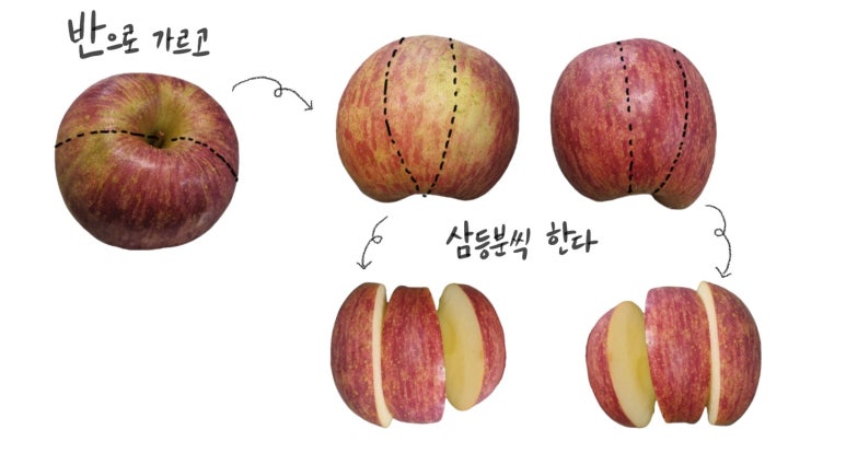 작은 사과 나누기
